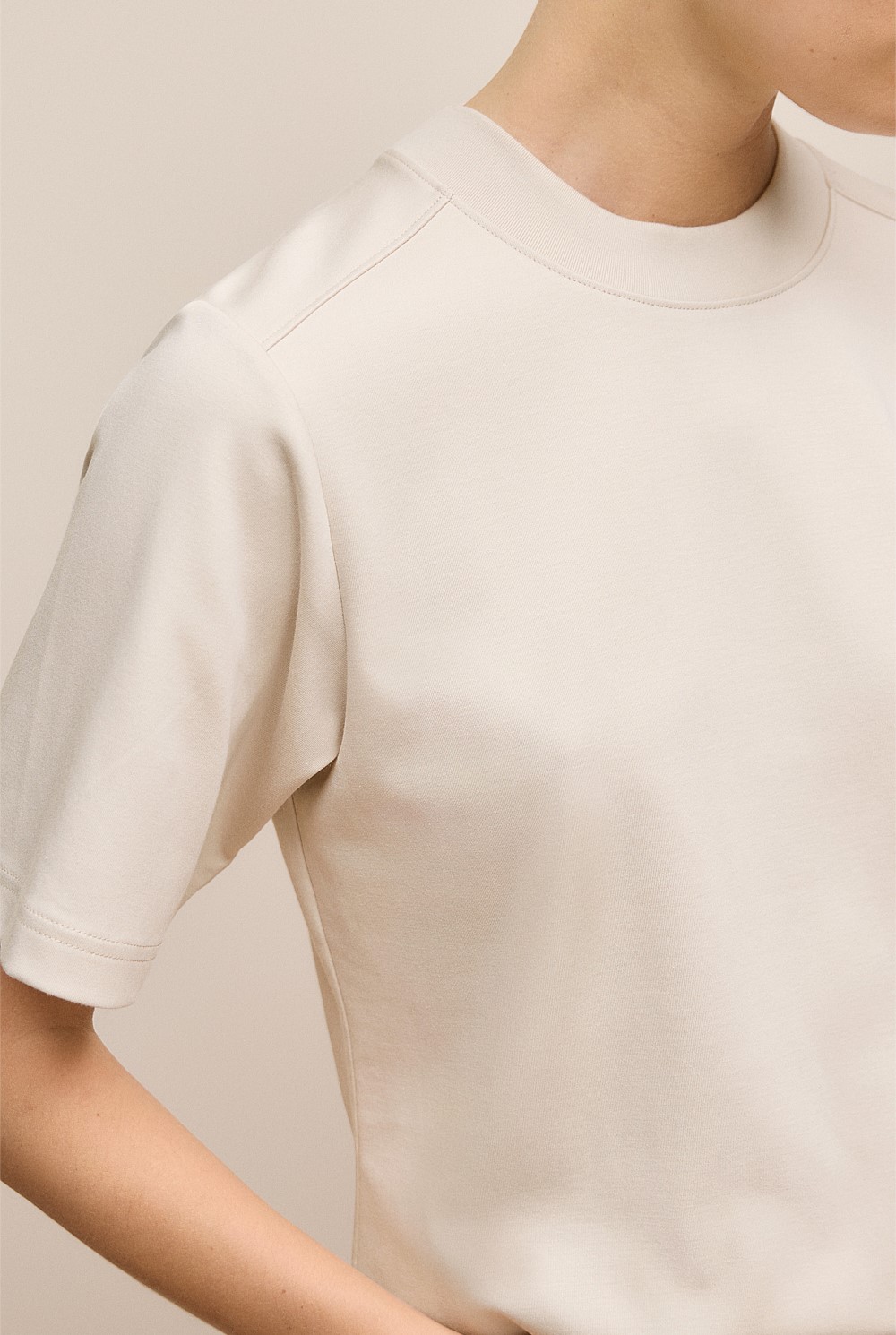 Cotton Modal Interlock T-shirt
