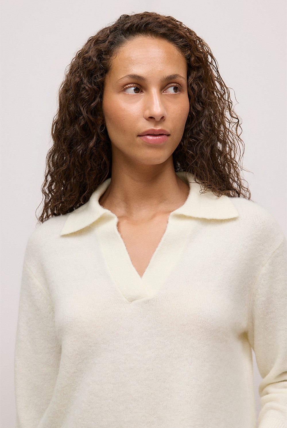 Alpaca Merino Blend Polo
