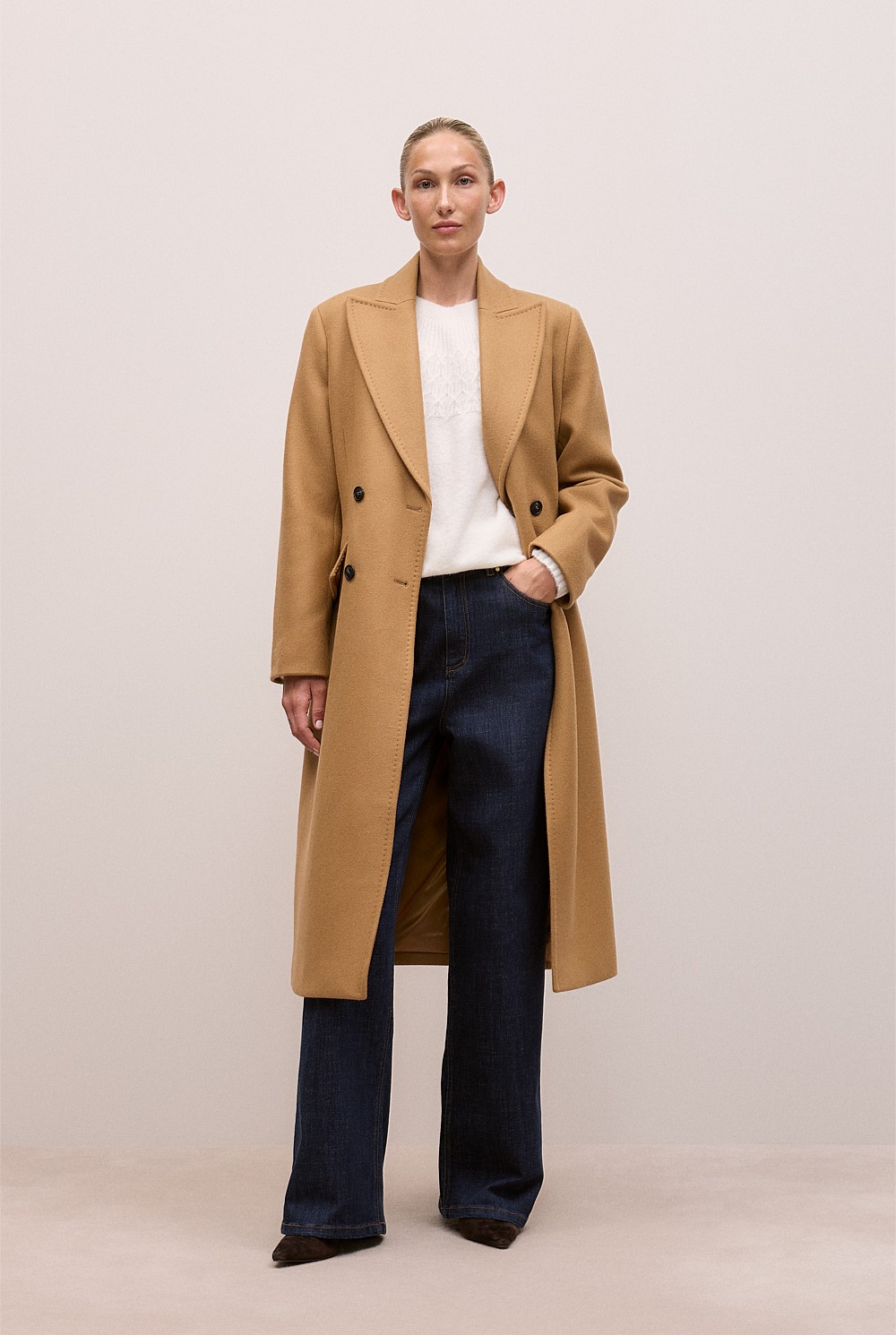 Australian Cotton Blend High Waist Jean