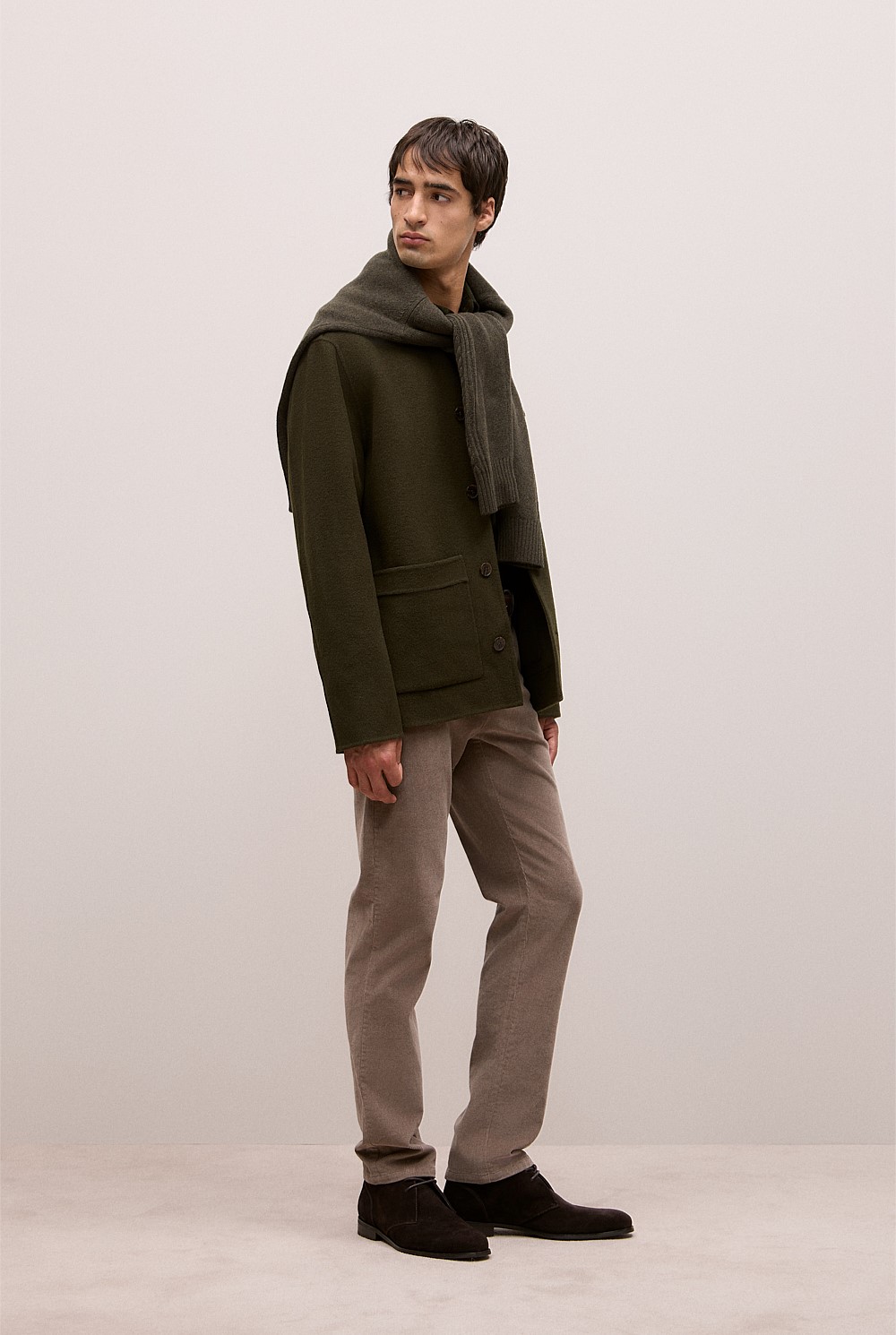 Double Faced Wool Chore Jacket