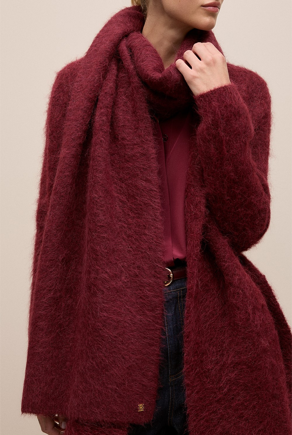 Brushed Alpaca Scarf