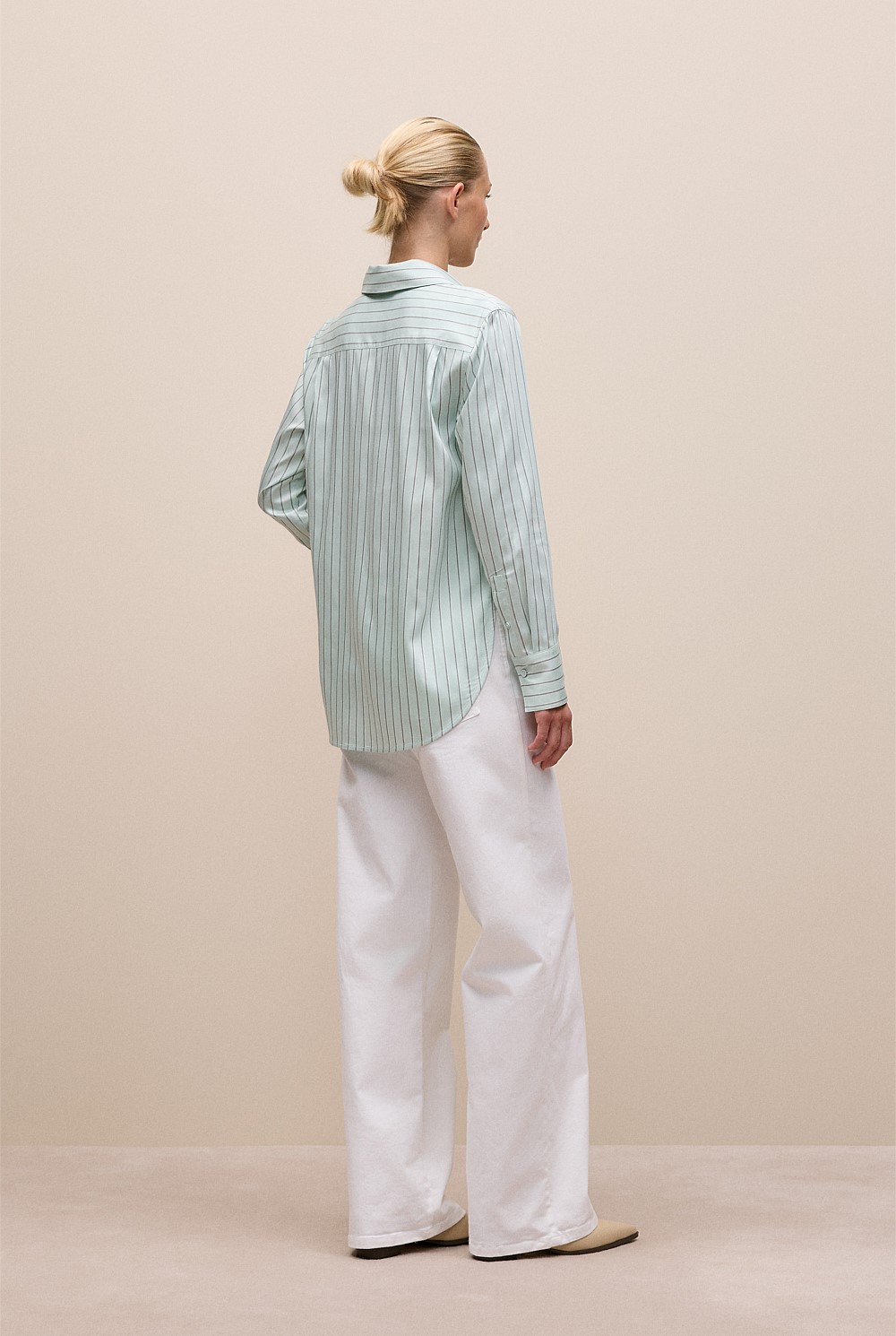 Soft Stripe Long Sleeve Shirt