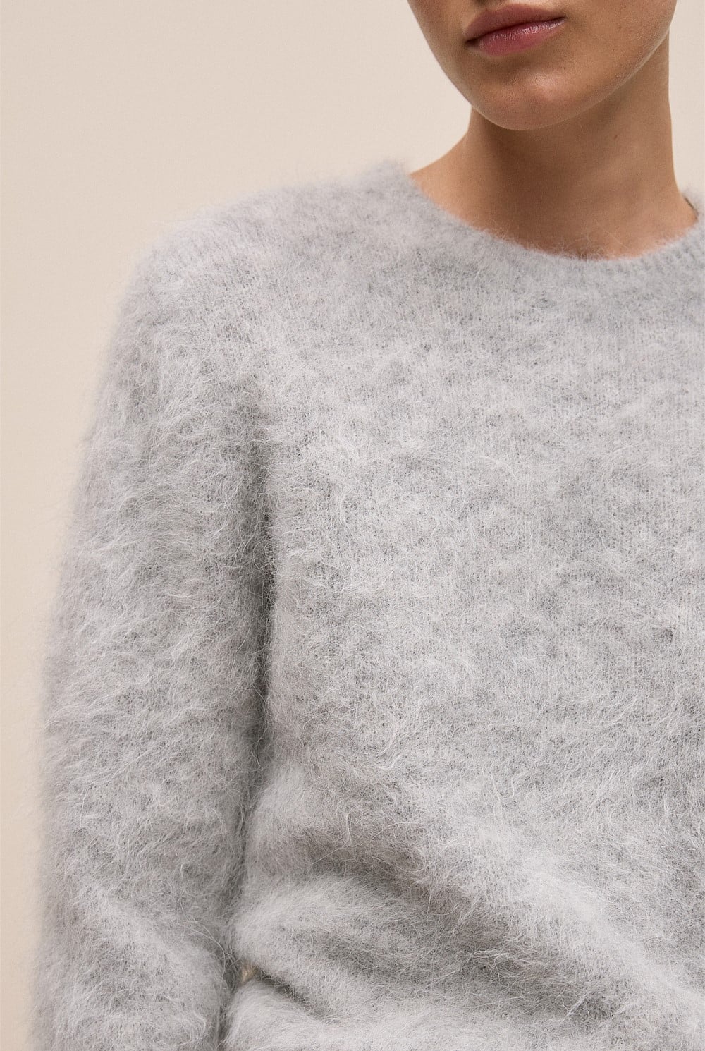 Brushed Alpaca Pullover