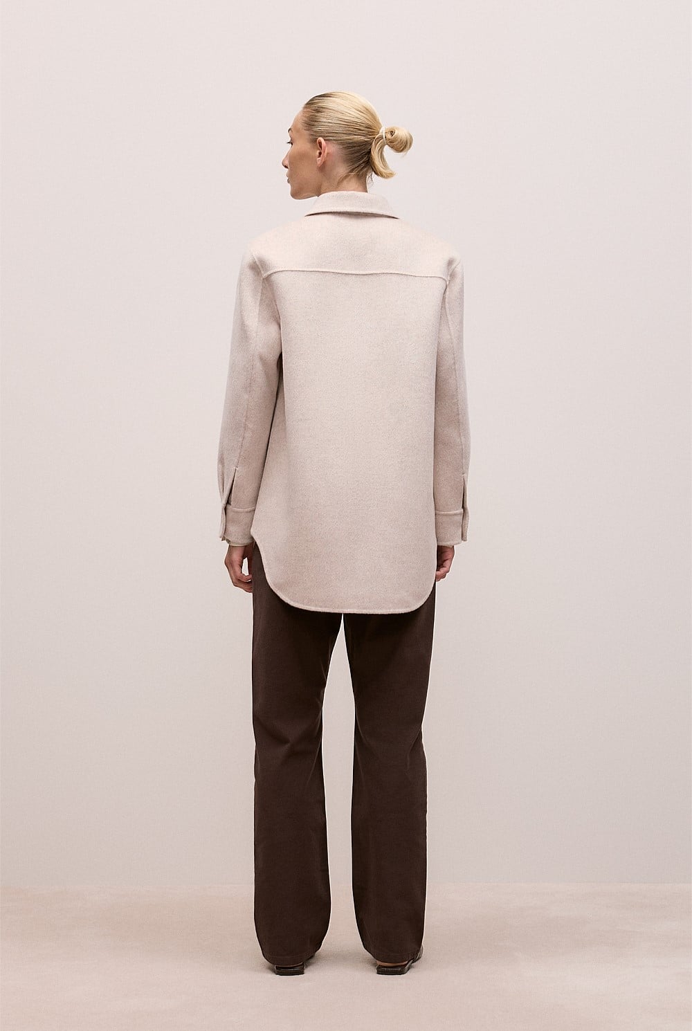 Brushed Wool Shacket