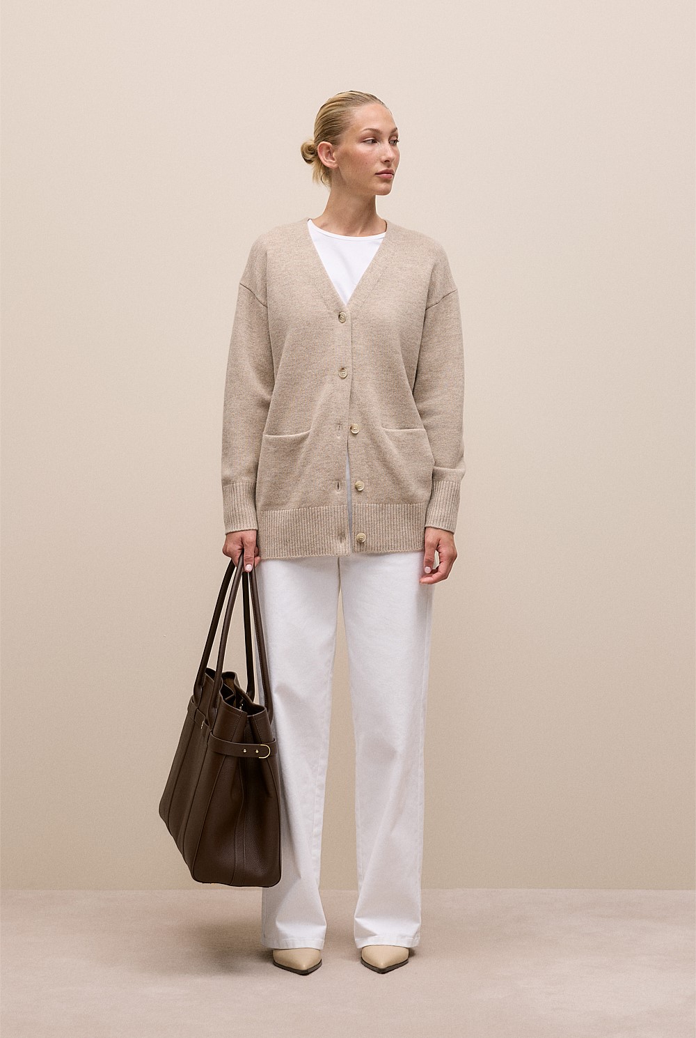 Merino Relaxed Cardigan