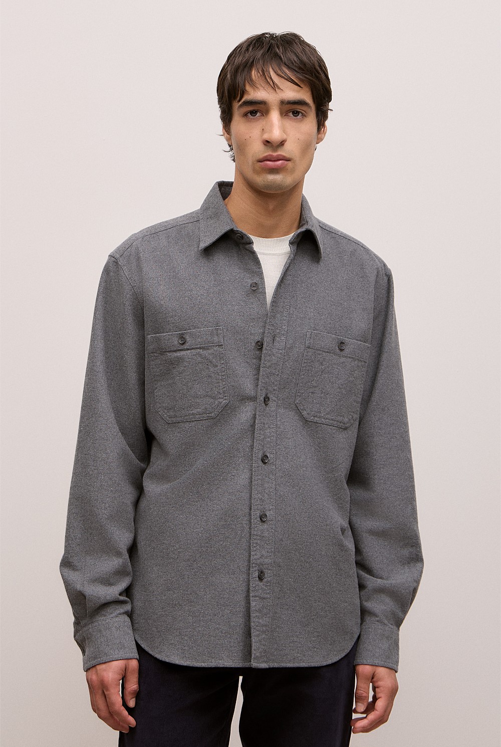 Brushed Cotton Overshirt