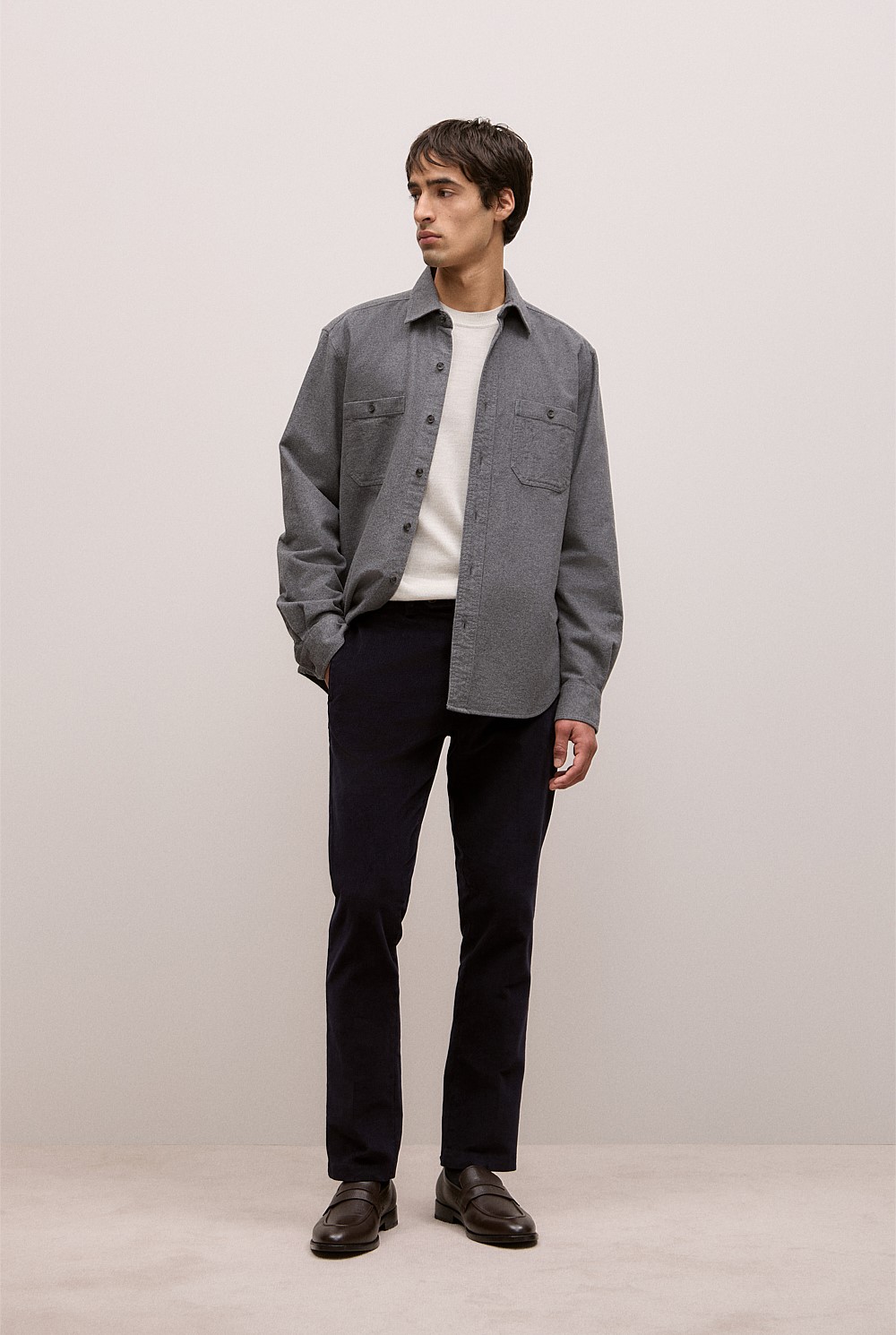 Brushed Cotton Overshirt