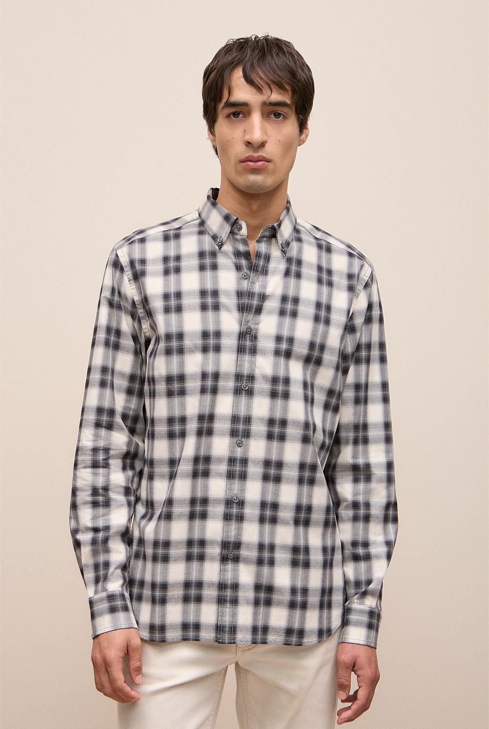 Ombre Check Shirt