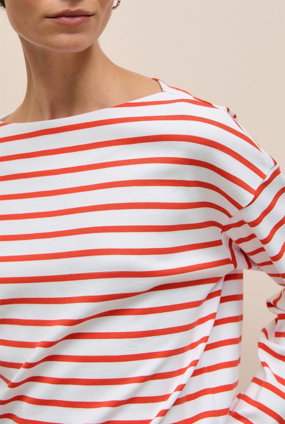Australian Cotton Breton Stripe T-shirt