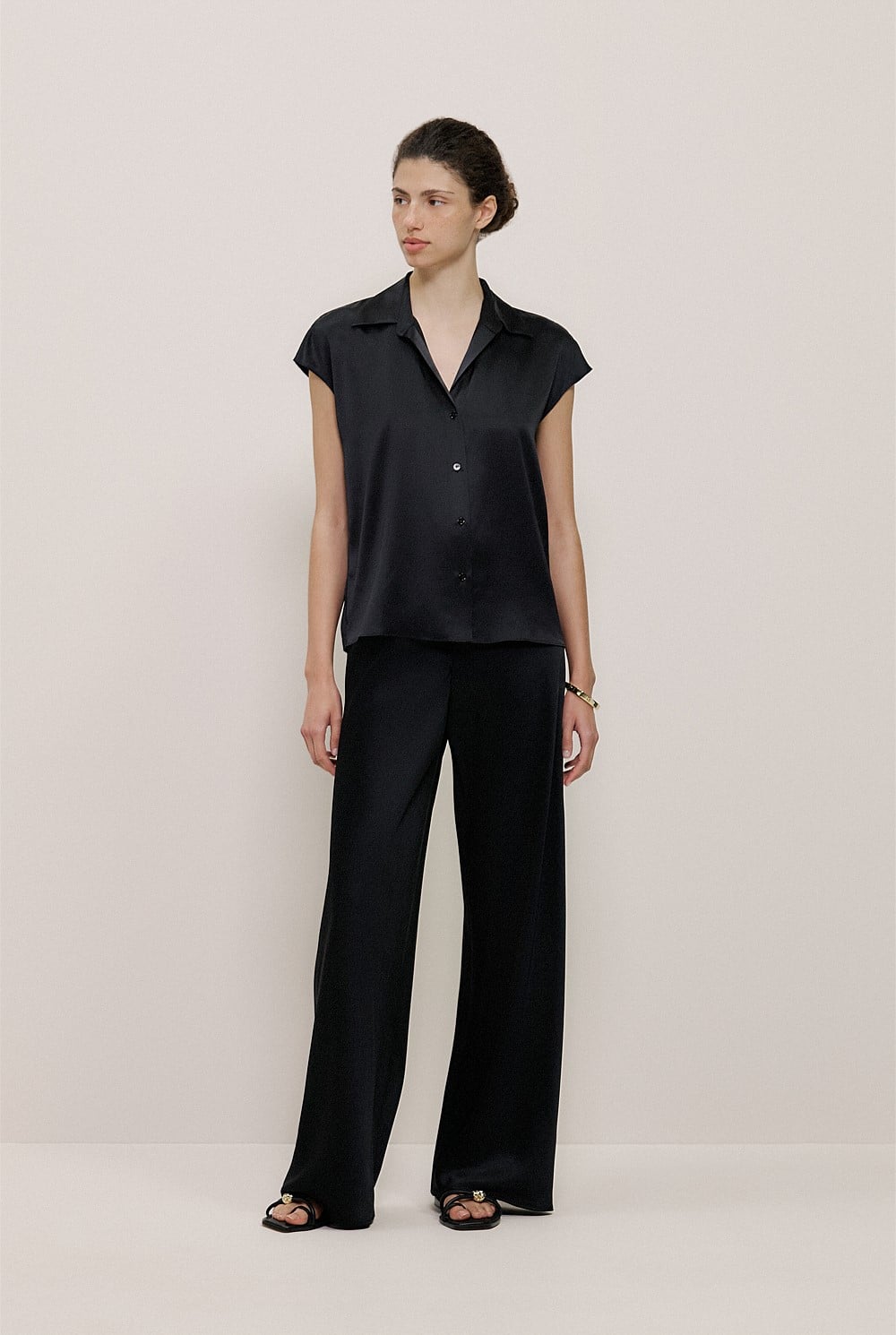 Satin Bias Cut Pant