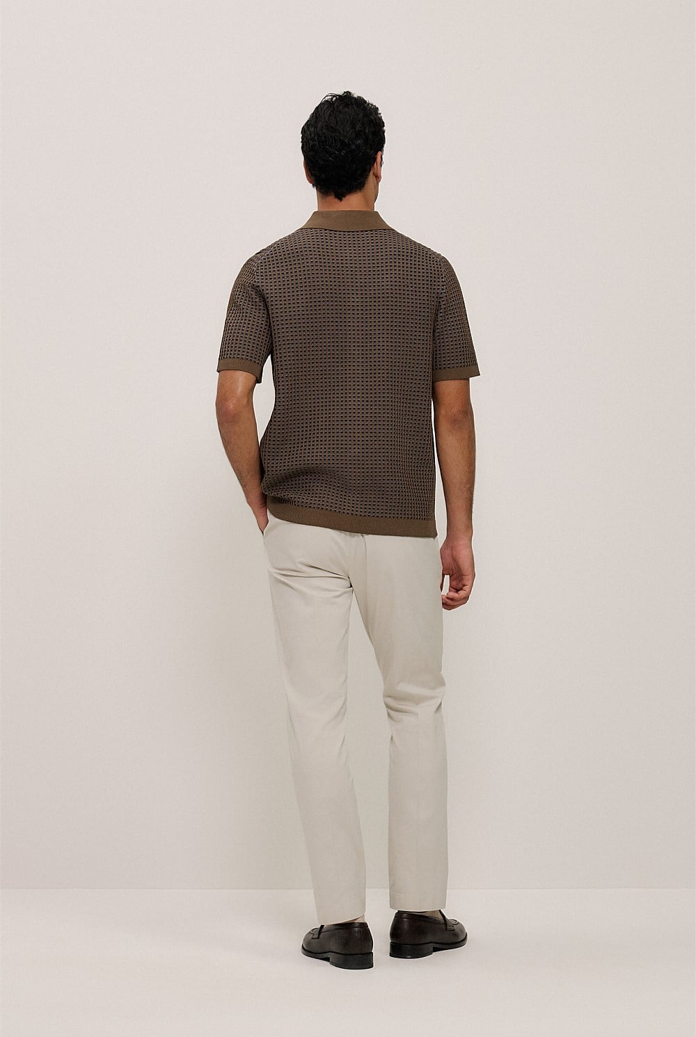 Jacquard Geo Knit Shirt