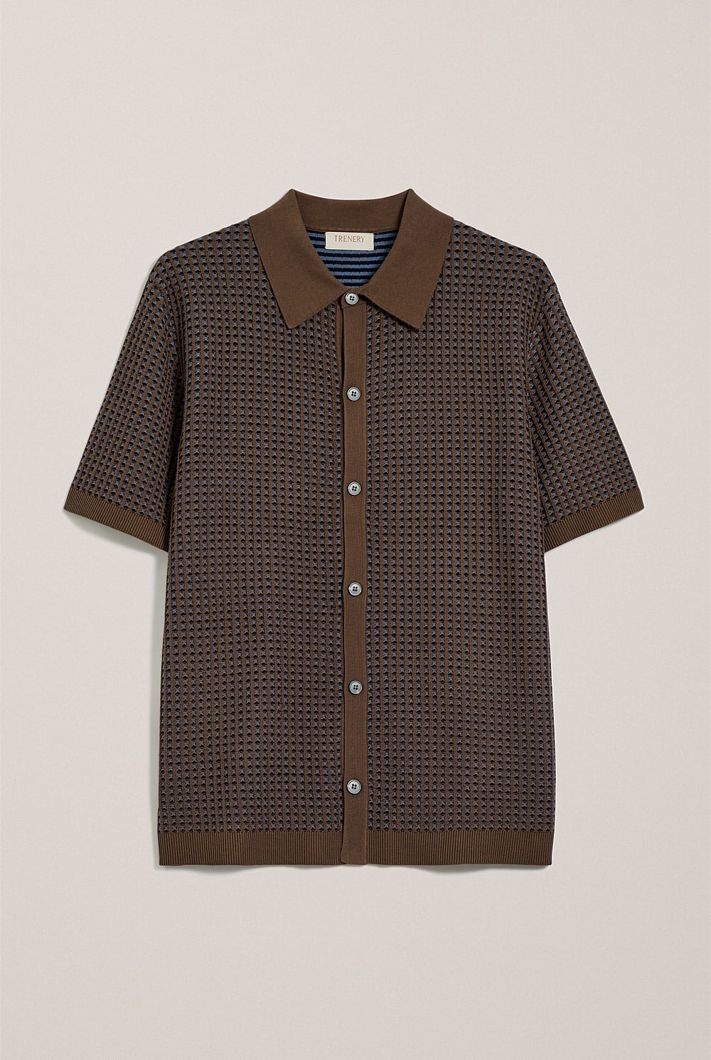 Jacquard Geo Knit Shirt