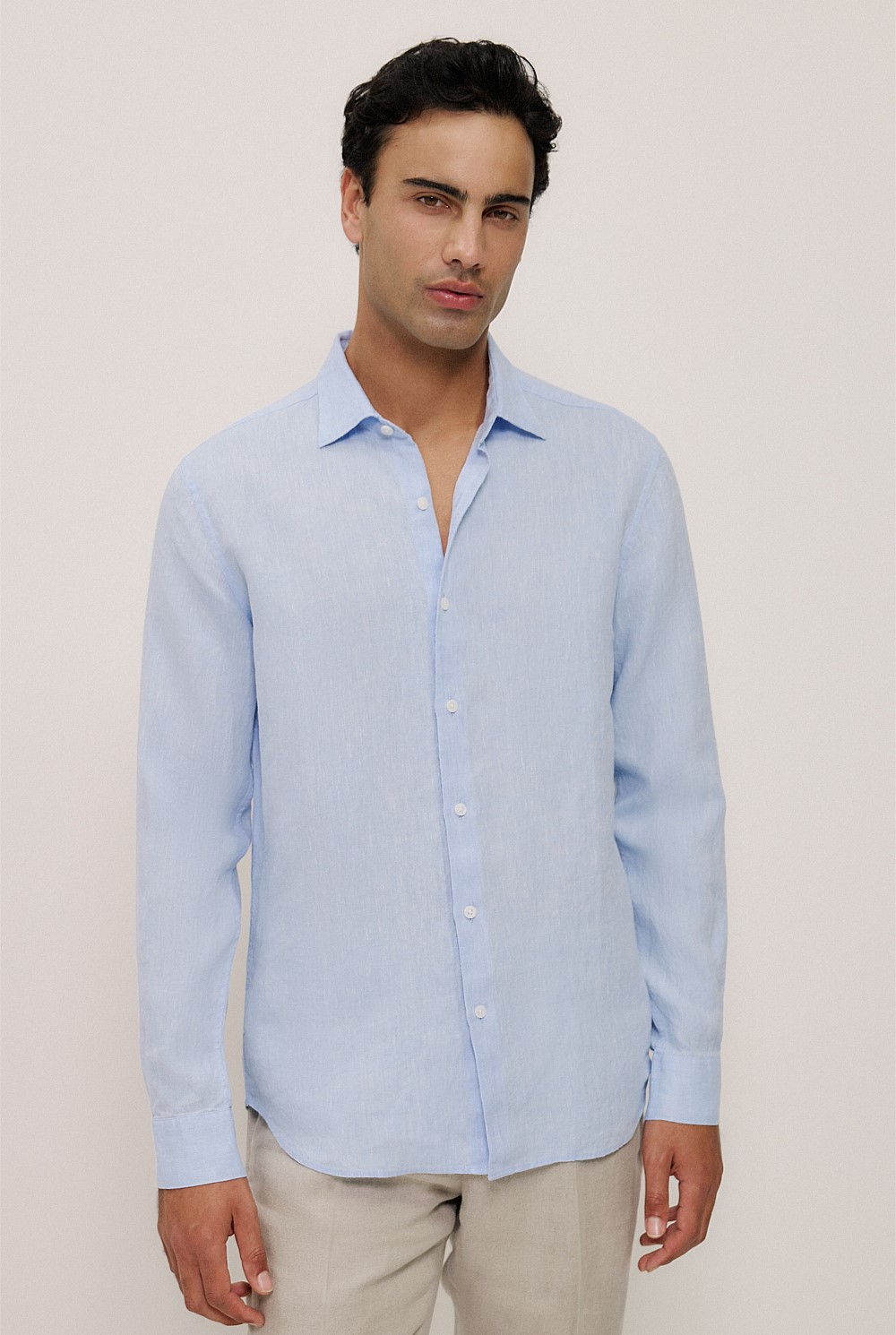 Tailored Fit Delave Linen Shirt