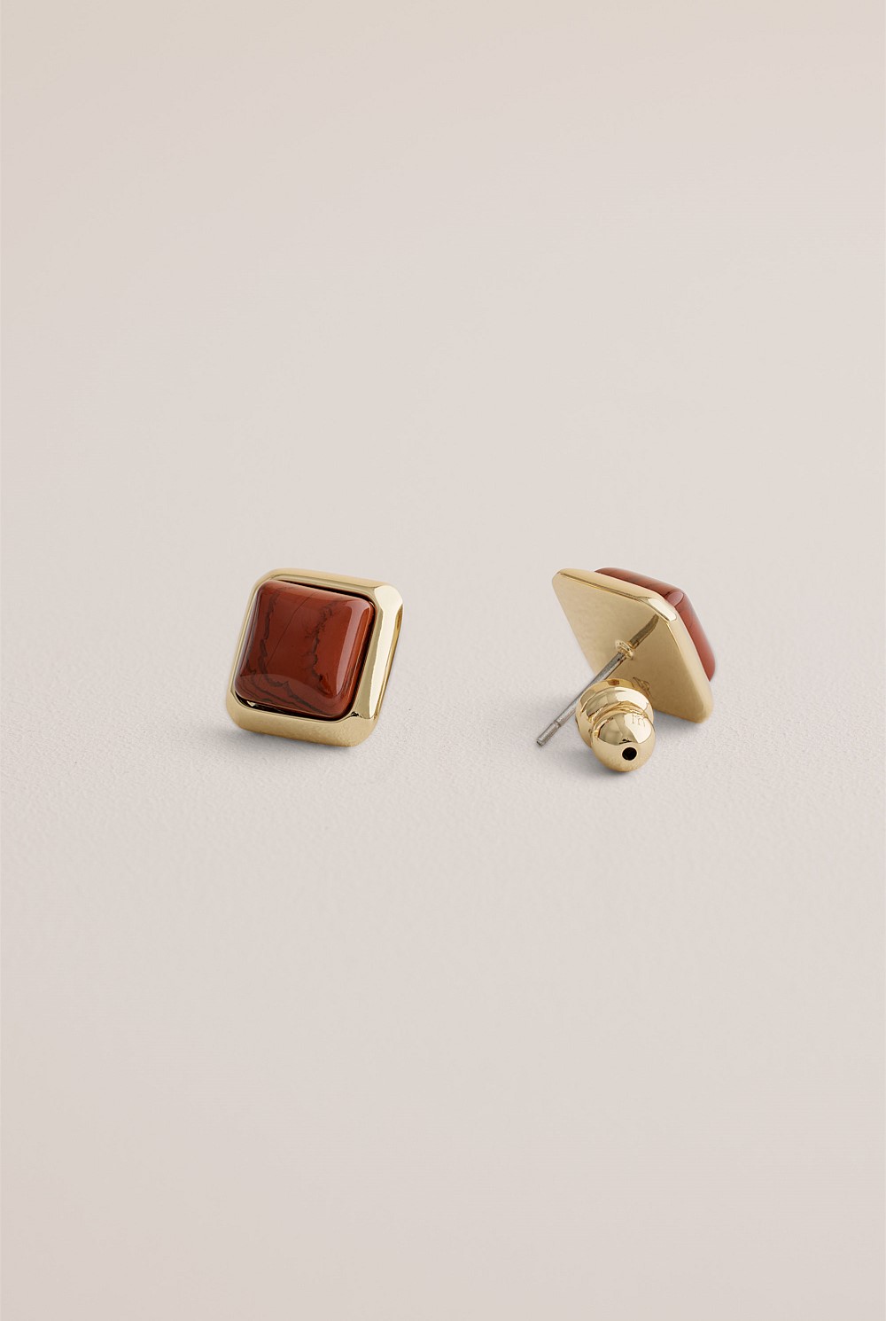 Nerina Jasper Stud Earrings