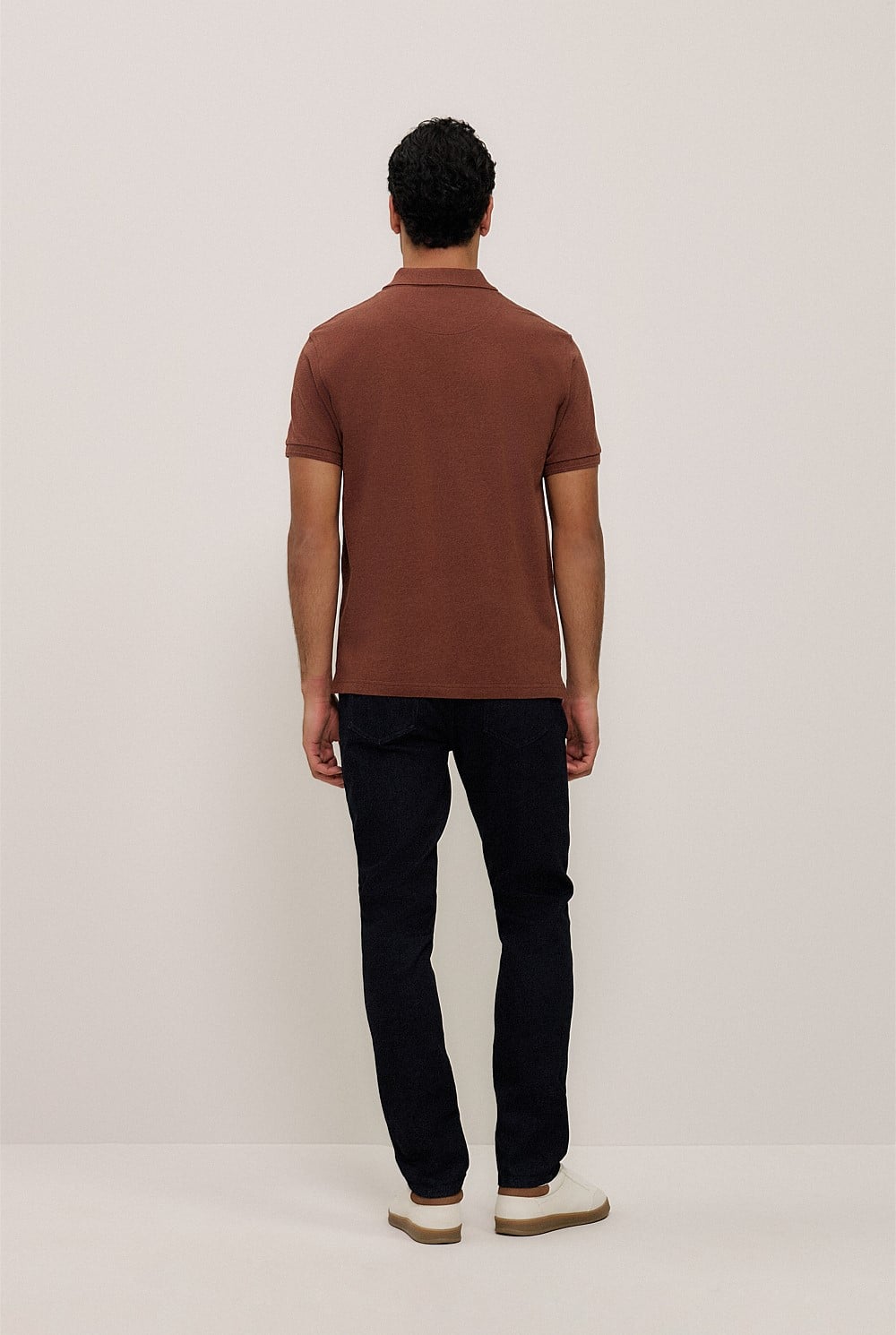 Pique Marle Monogram Polo