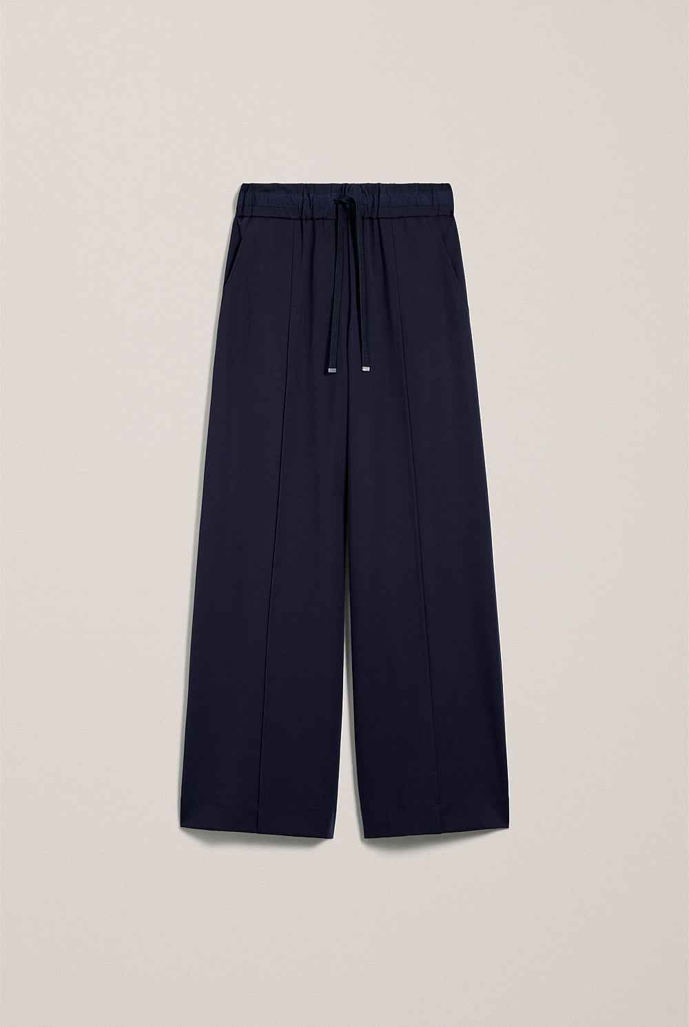 Ponte Wide Leg Travel Pant