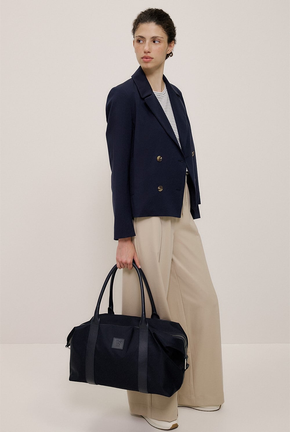 Ponte Wide Leg Travel Pant