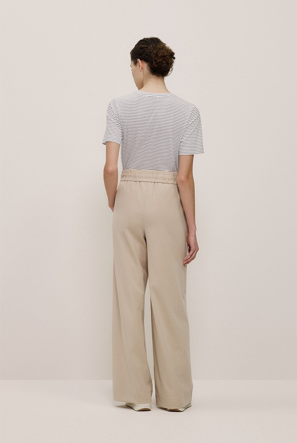 Ponte Wide Leg Travel Pant