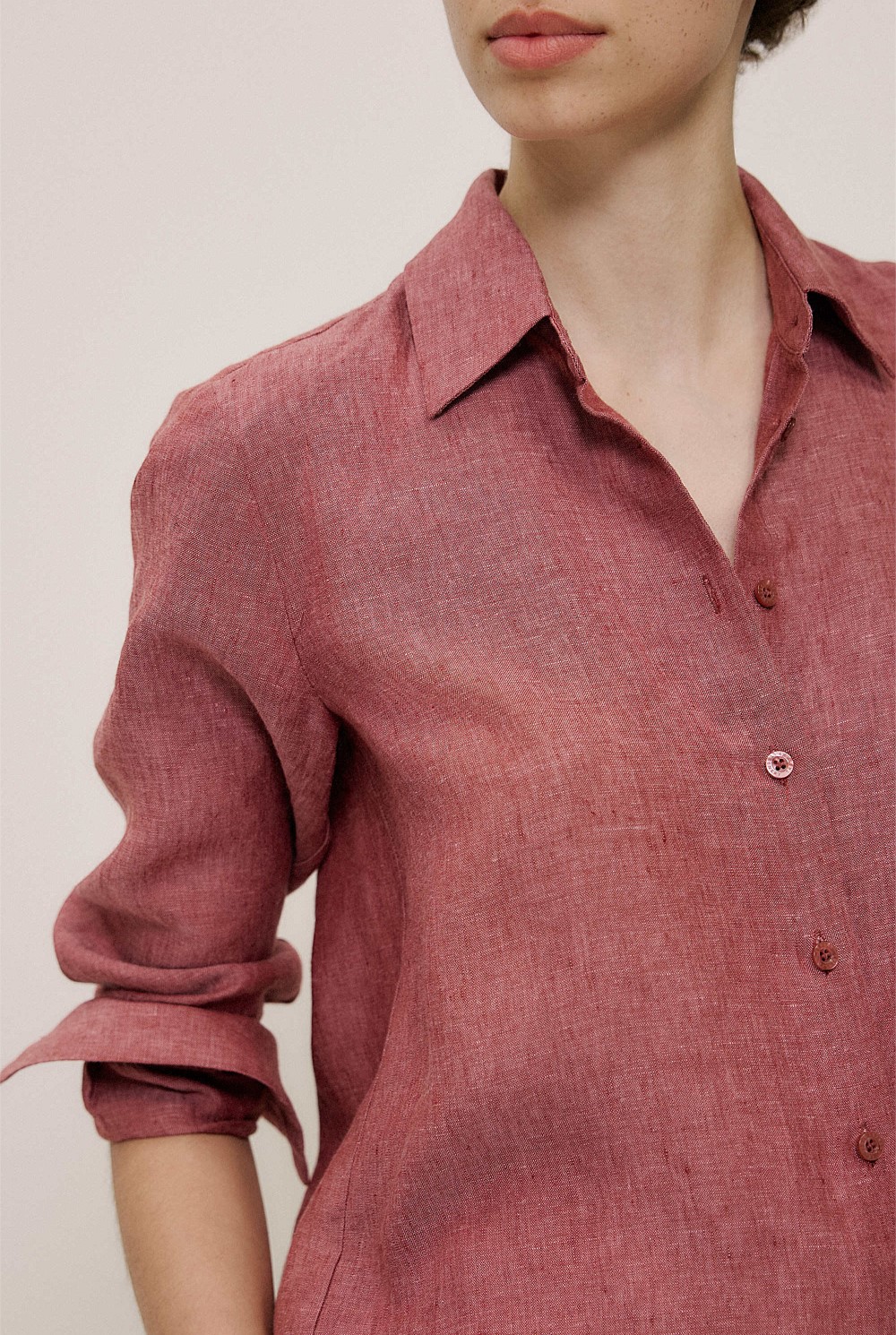 End on End Linen Classic Shirt