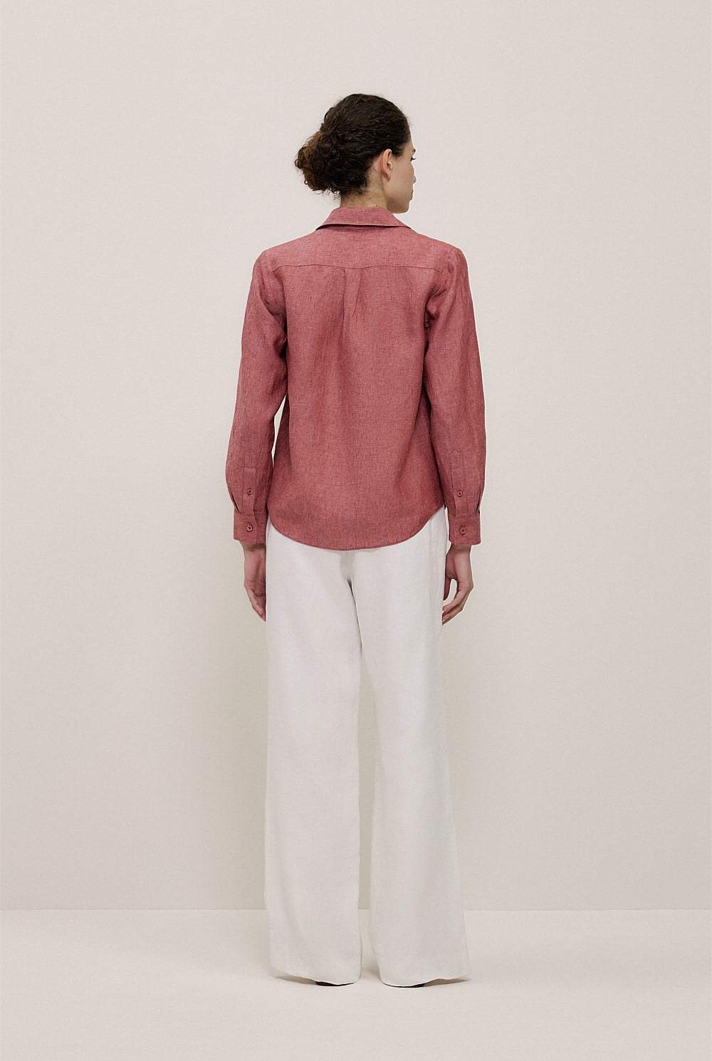 Yarn Dyed Linen Classic Shirt