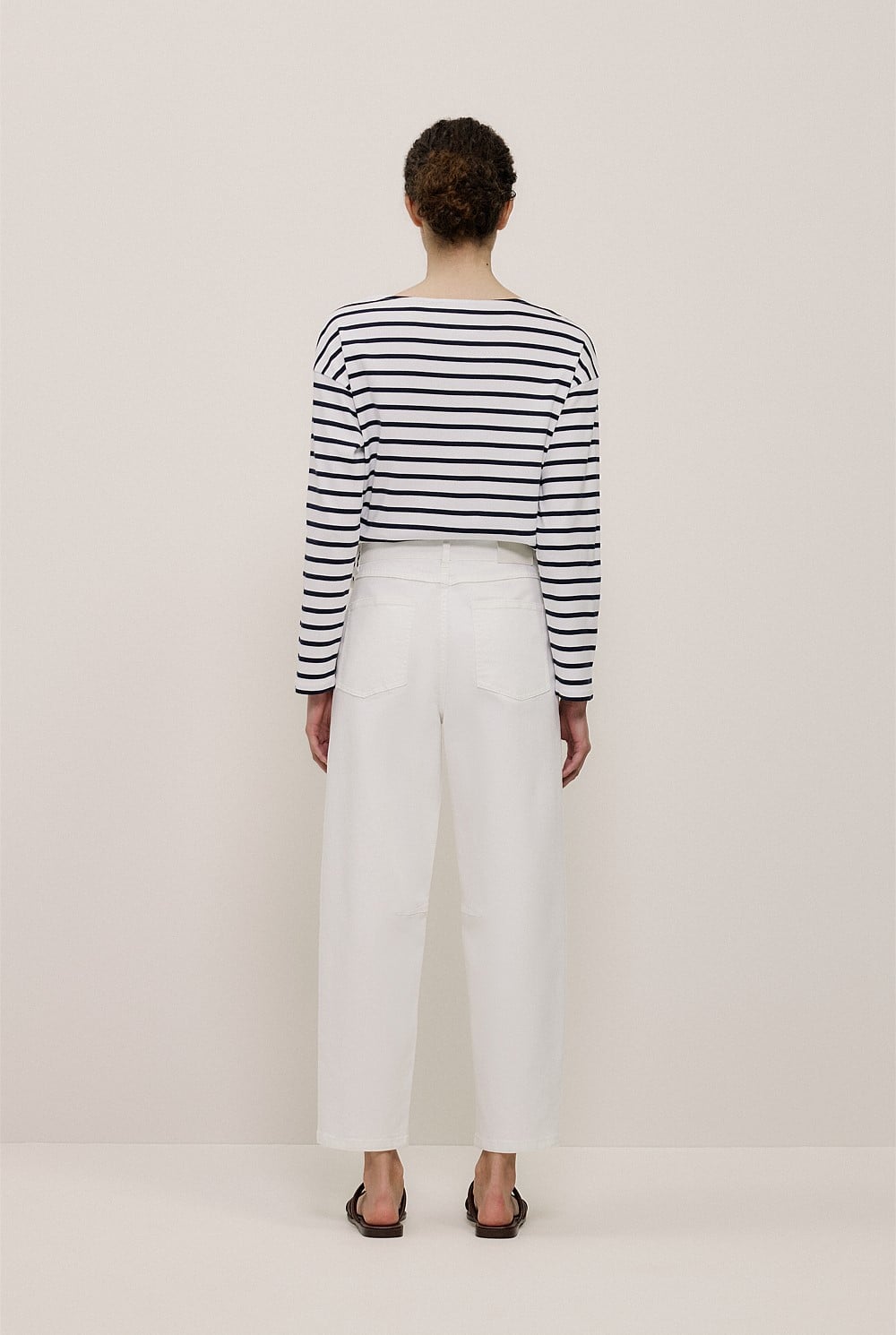Australian Cotton Blend Tapered Leg Jean