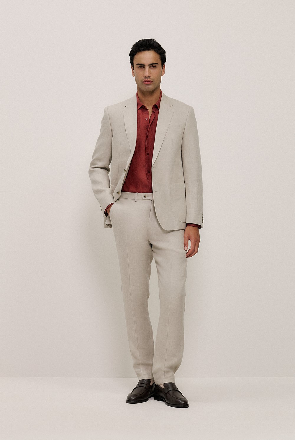 Tailored Fit Delave Linen Shirt