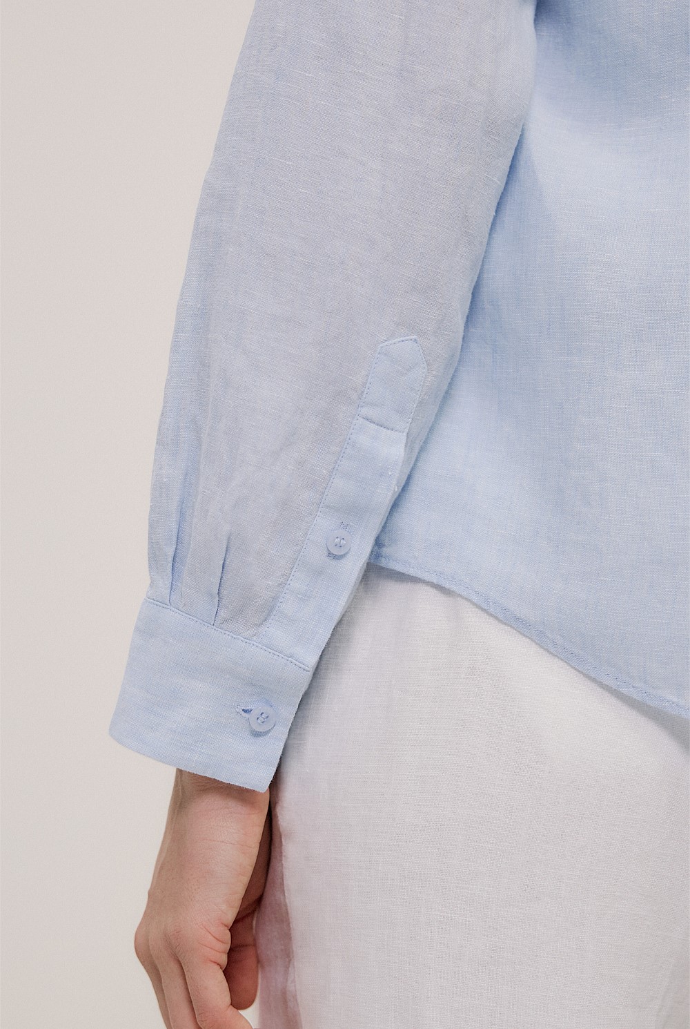 Yarn Dyed Linen Classic Shirt