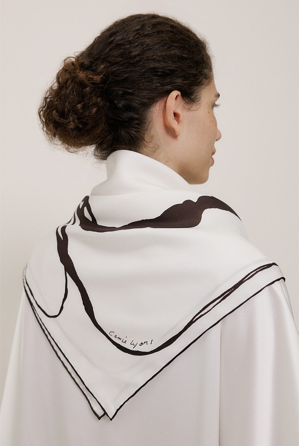 Camie Lyons x Trenery Silk Scarf