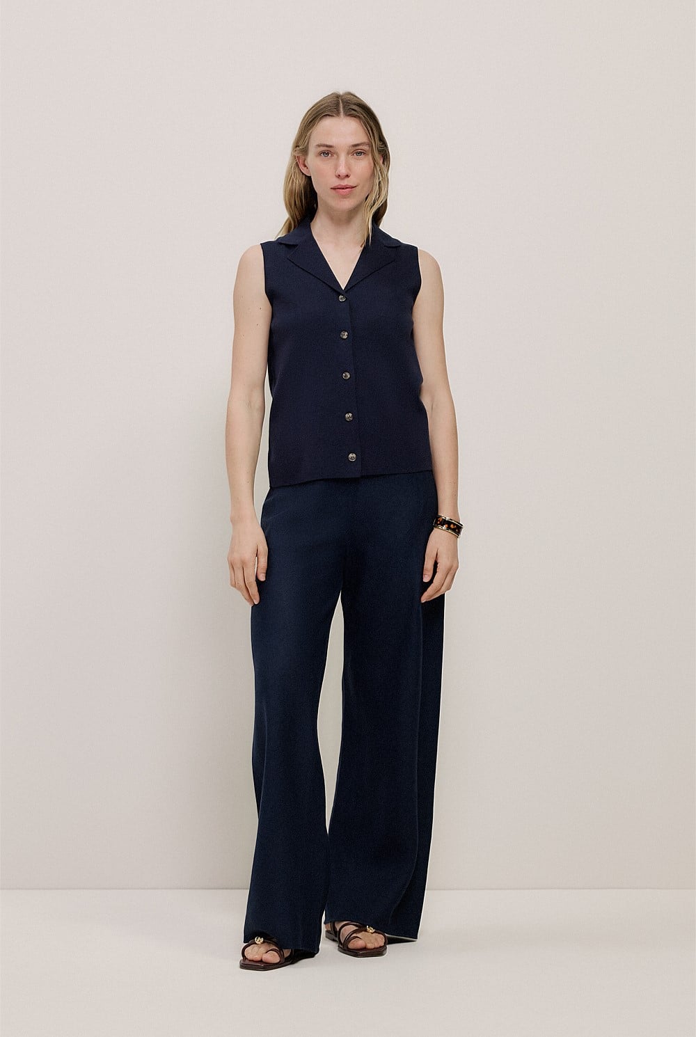 Linen Bias Pant