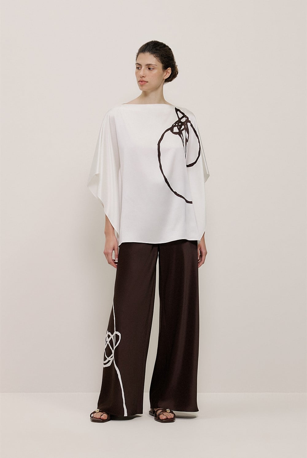 Camie Lyons x Trenery Silk Top