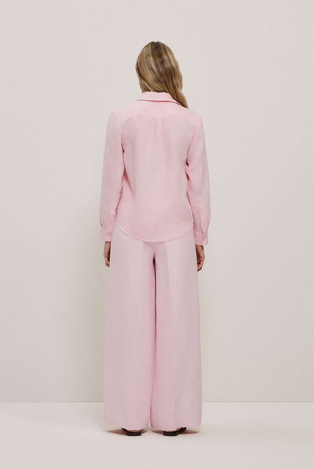Yarn Dyed Linen Classic Shirt