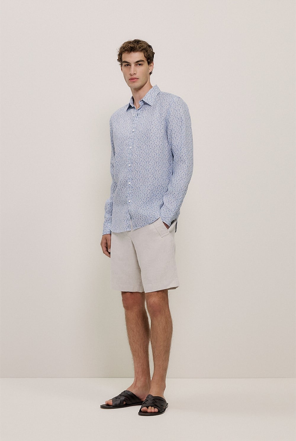 Heath Linen Long Sleeve Shirt