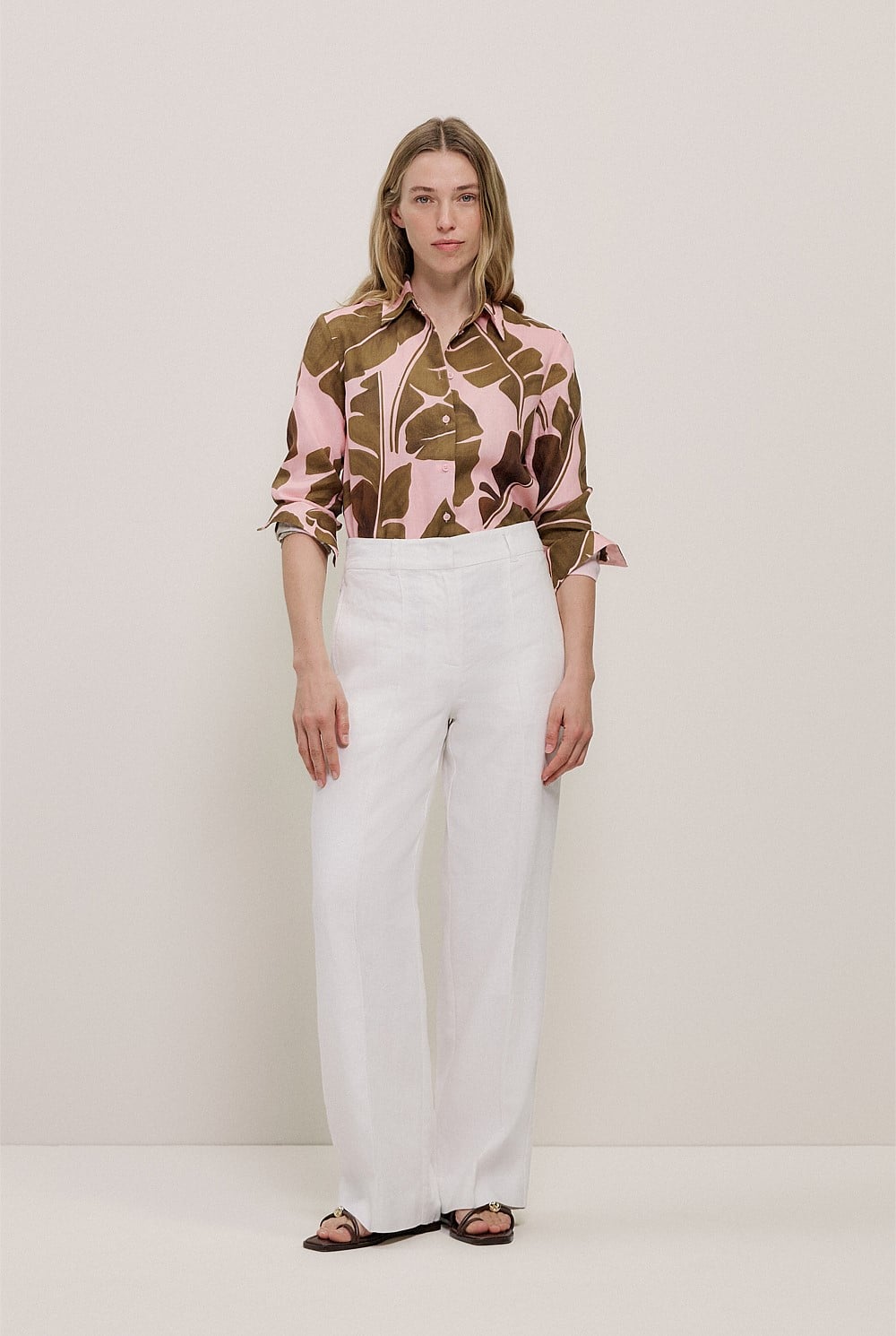 Solara Linen Long Sleeve Shirt