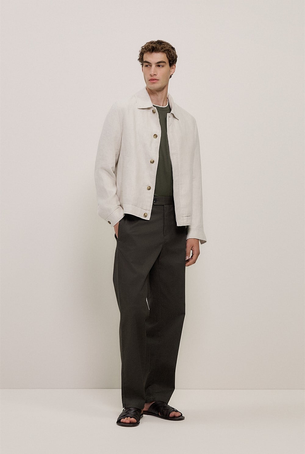 Mercerised Cotton Layered T-shirt
