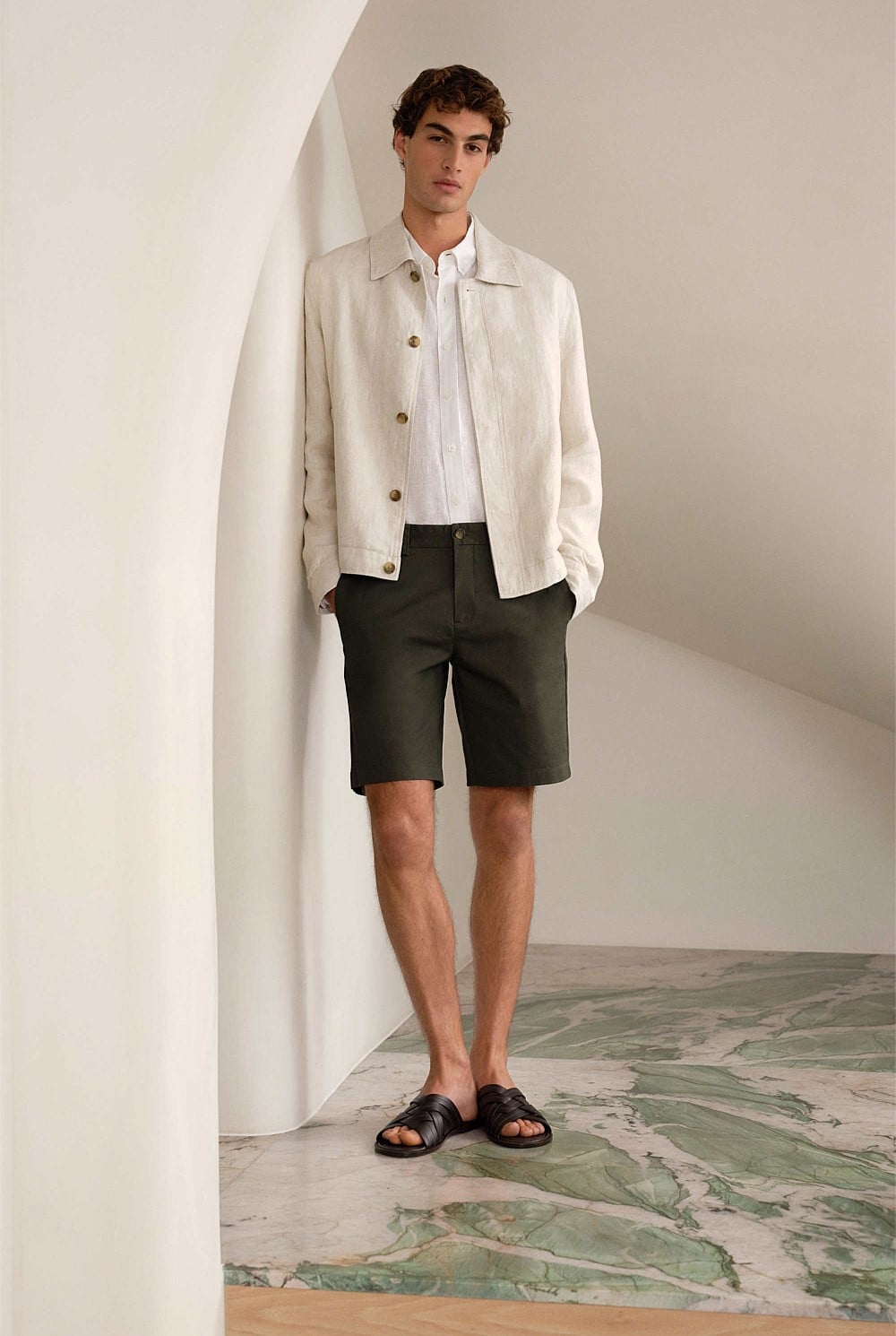 Cotton Twill Chino Short