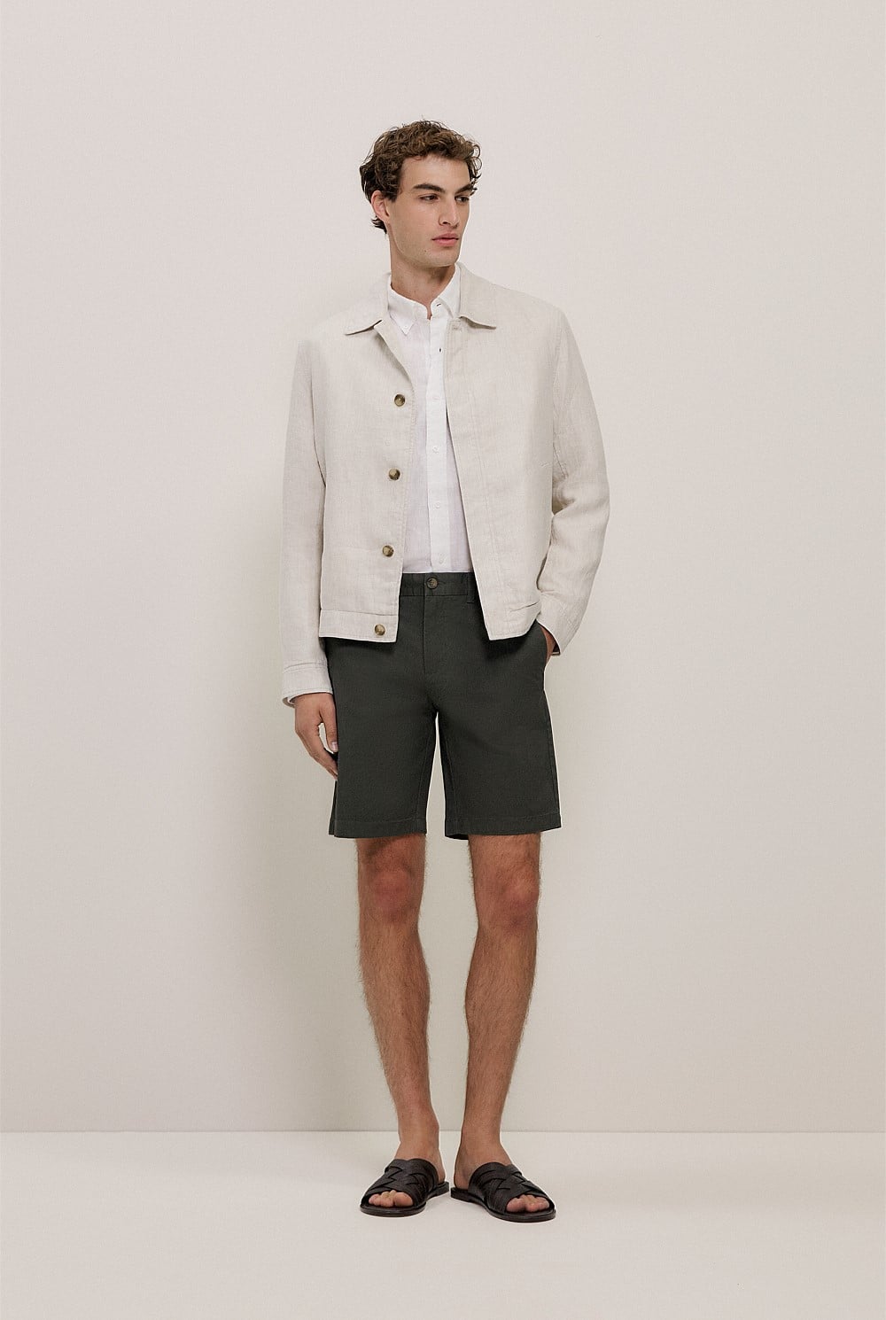 Cotton Twill Chino Short