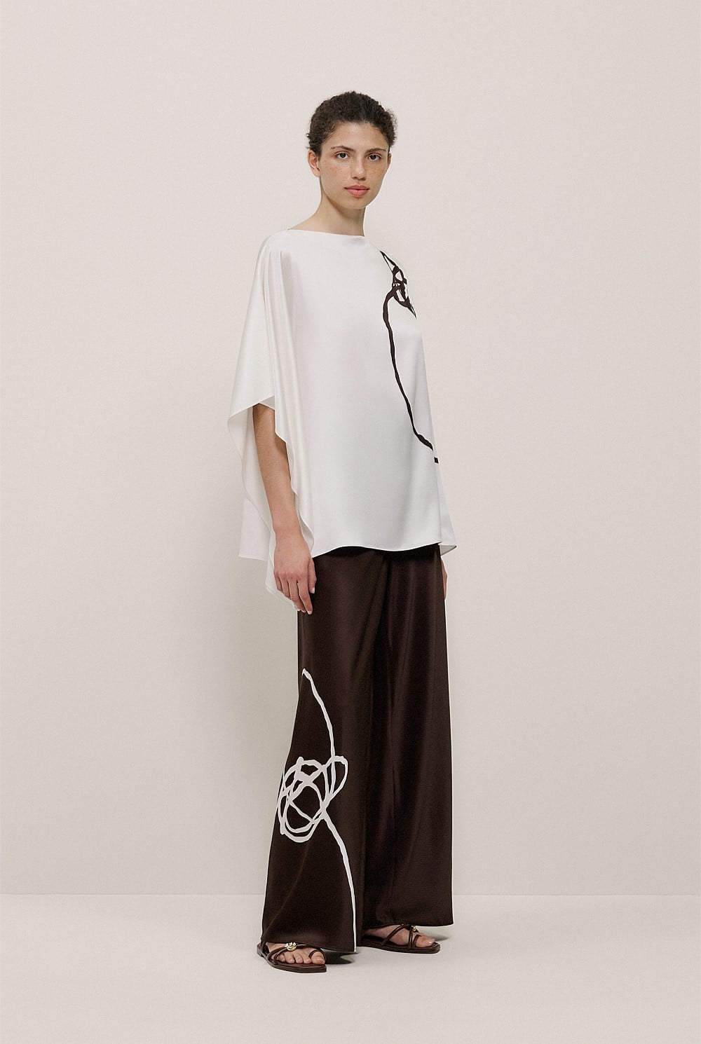 Camie Lyons x Trenery Silk Pant