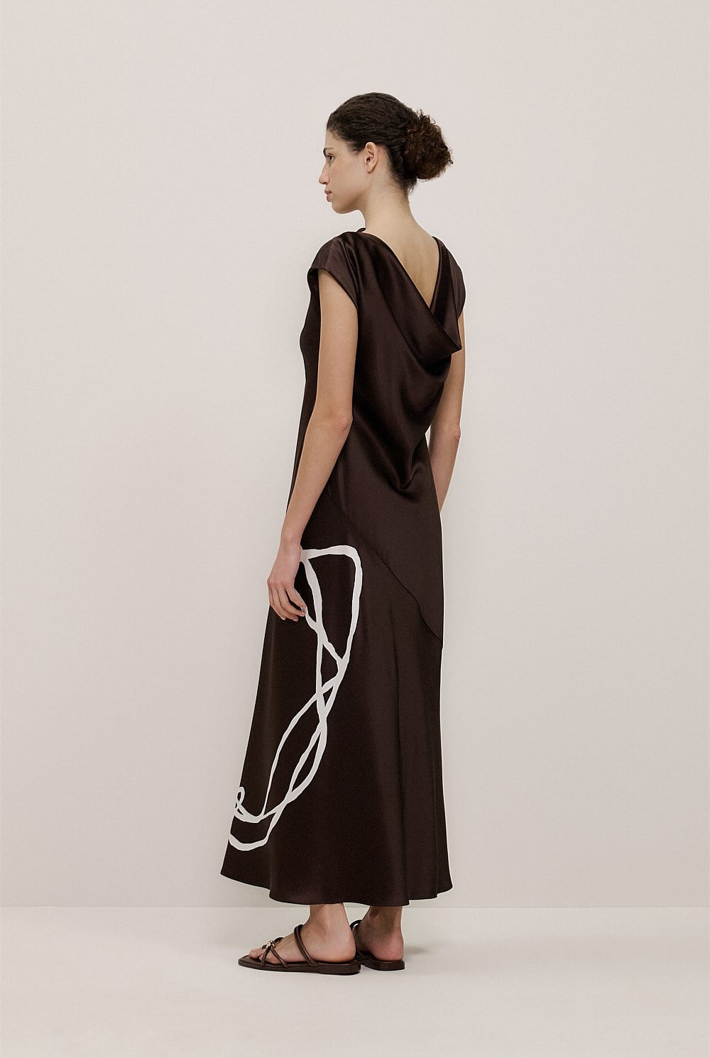 Camie Lyons x Trenery Silk Dress