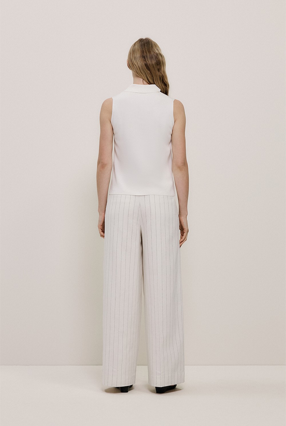 Cotton Cashmere Knit Vest