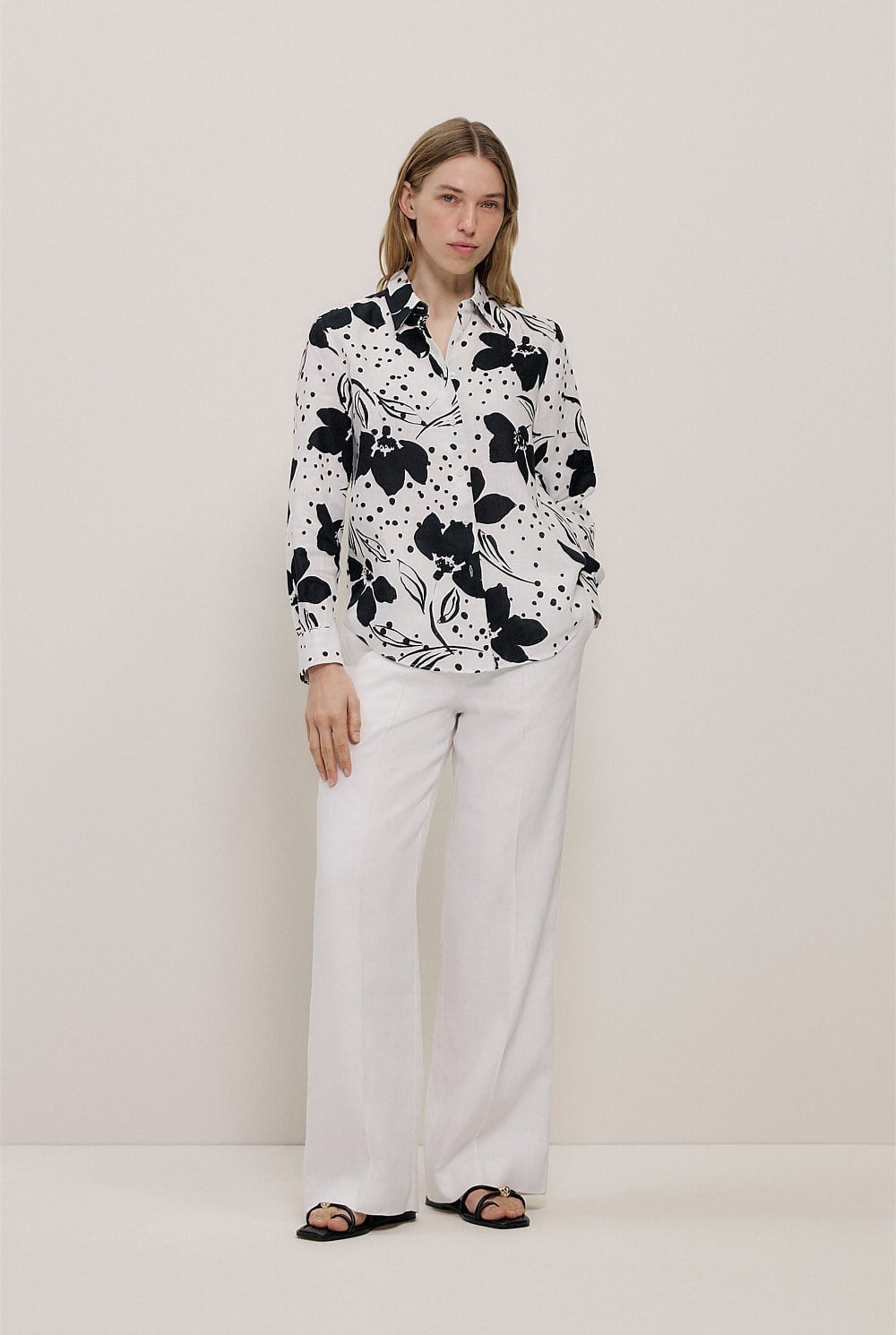 Etta Linen Long Sleeve Shirt