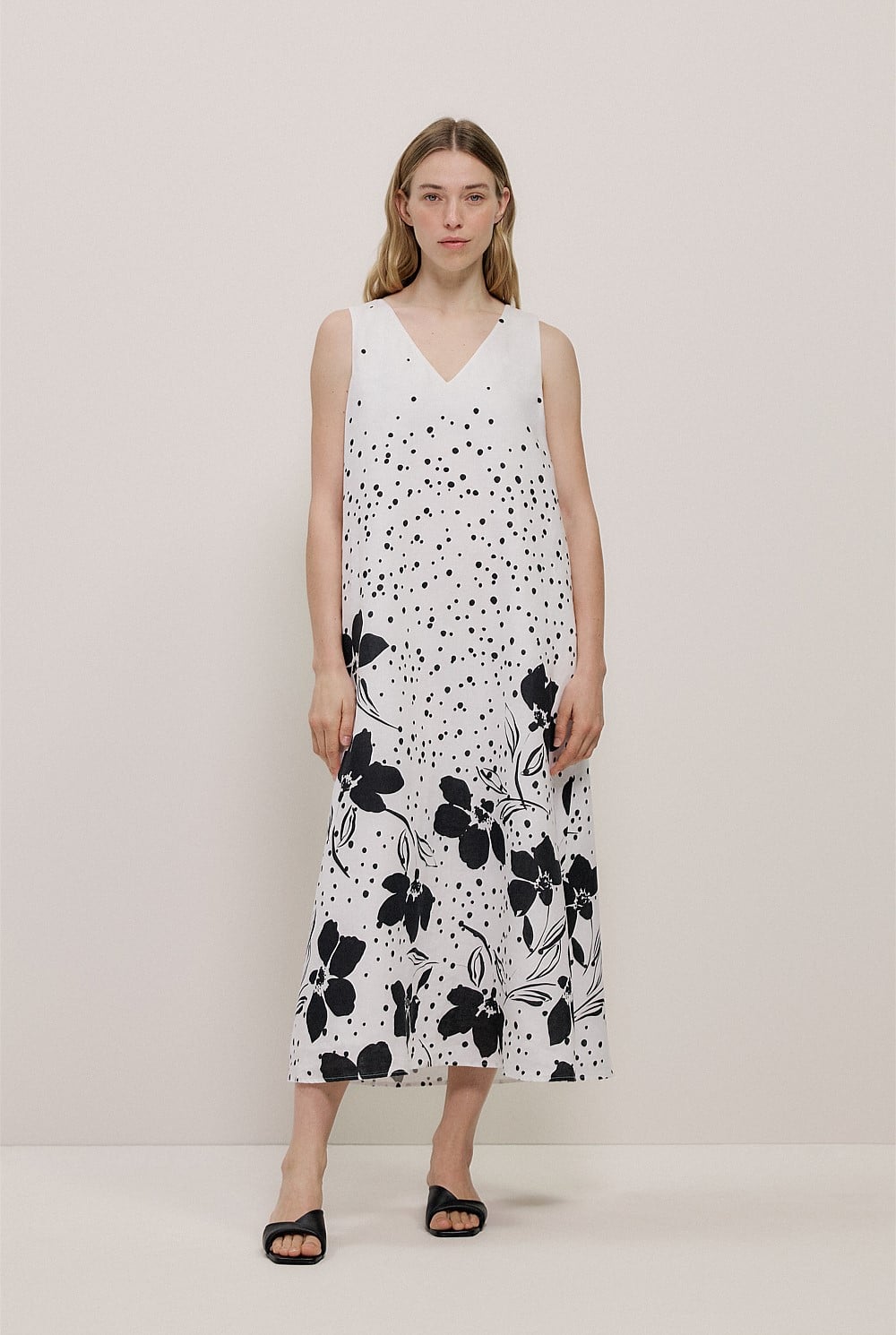 Etta Linen Column Dress