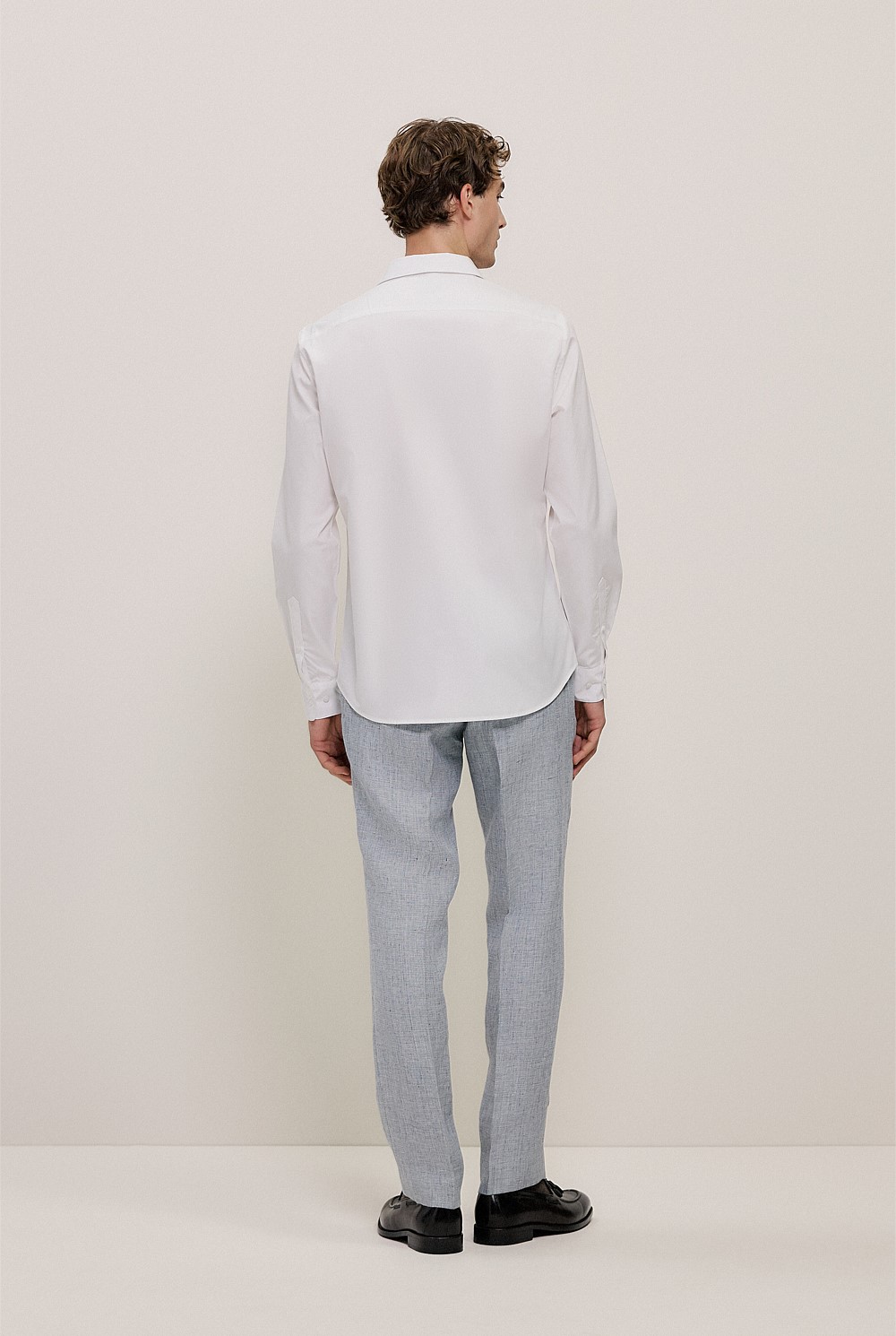 Cotton Poplin Tailored Fit Shirt