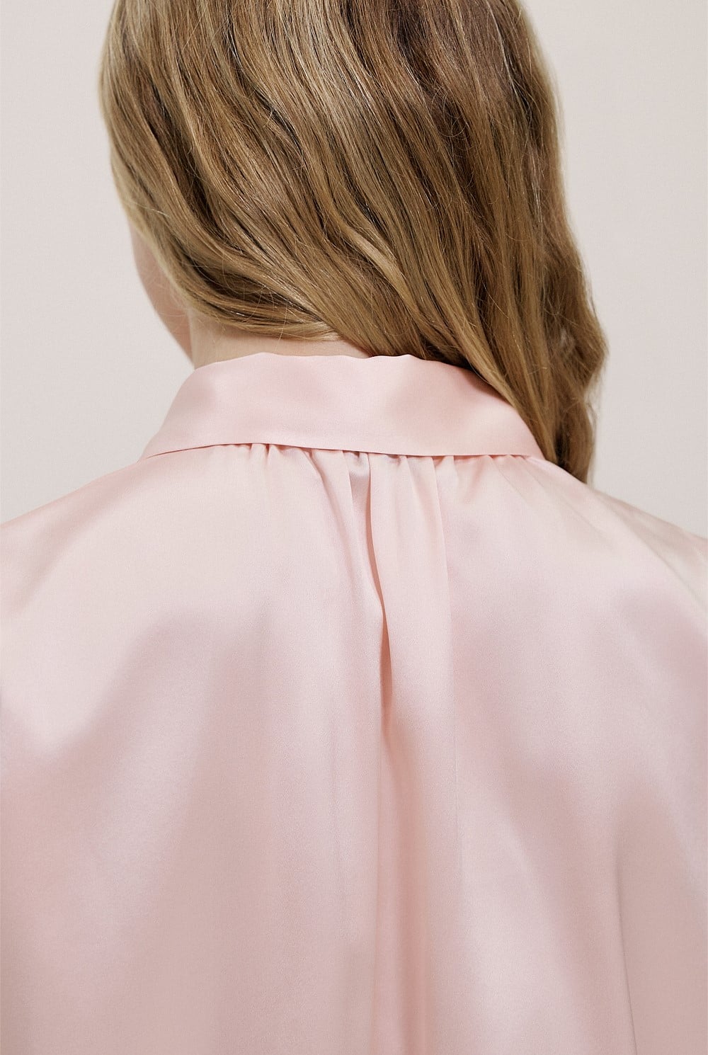 Silk Satin Cap Sleeve Shirt