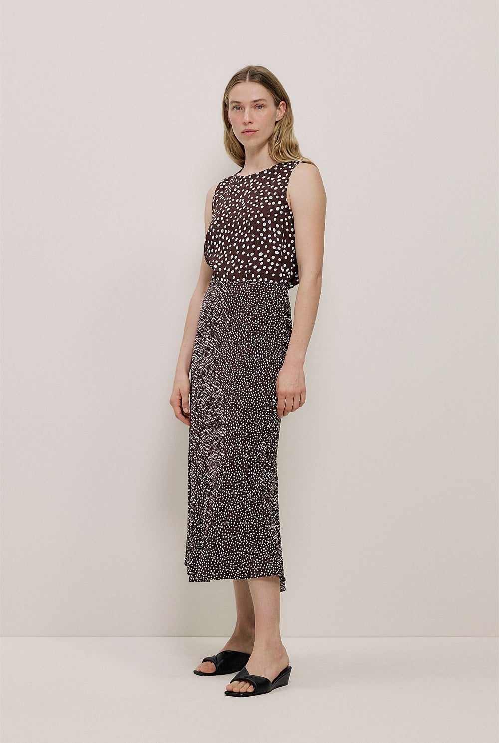 Elorie Bias Slip Skirt