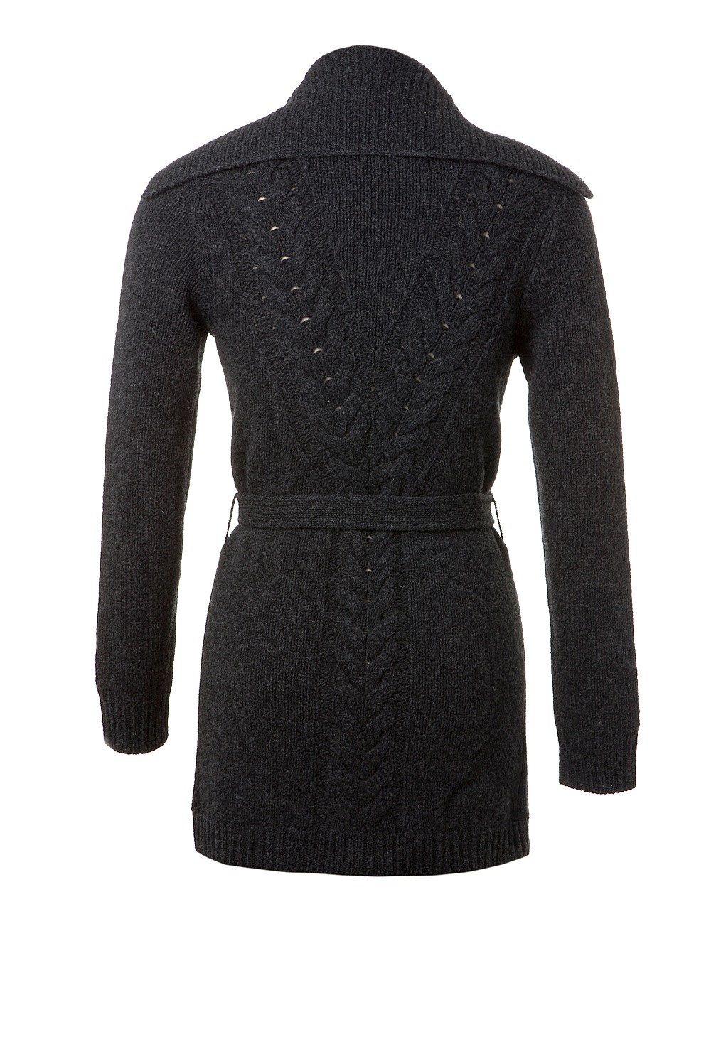 Long Cable Cardigan