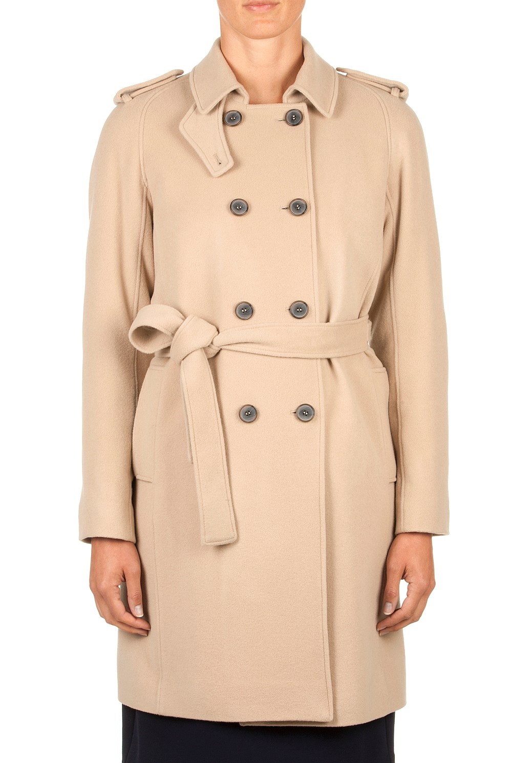 Wool Blend Trench