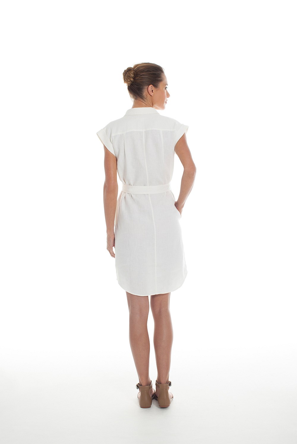Washed Shirt Dress