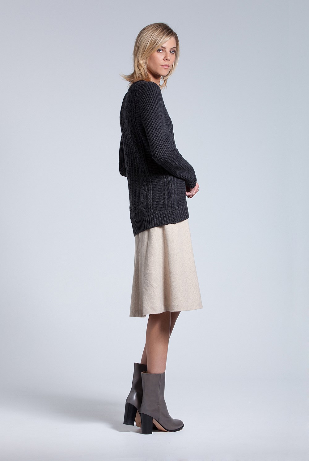 Soft Boiled Wool Skirt