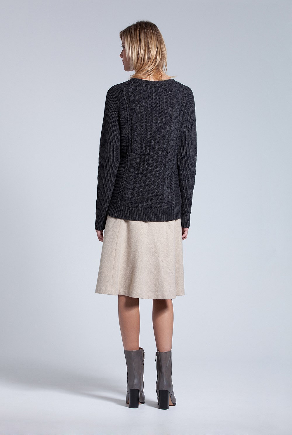 Soft Boiled Wool Skirt
