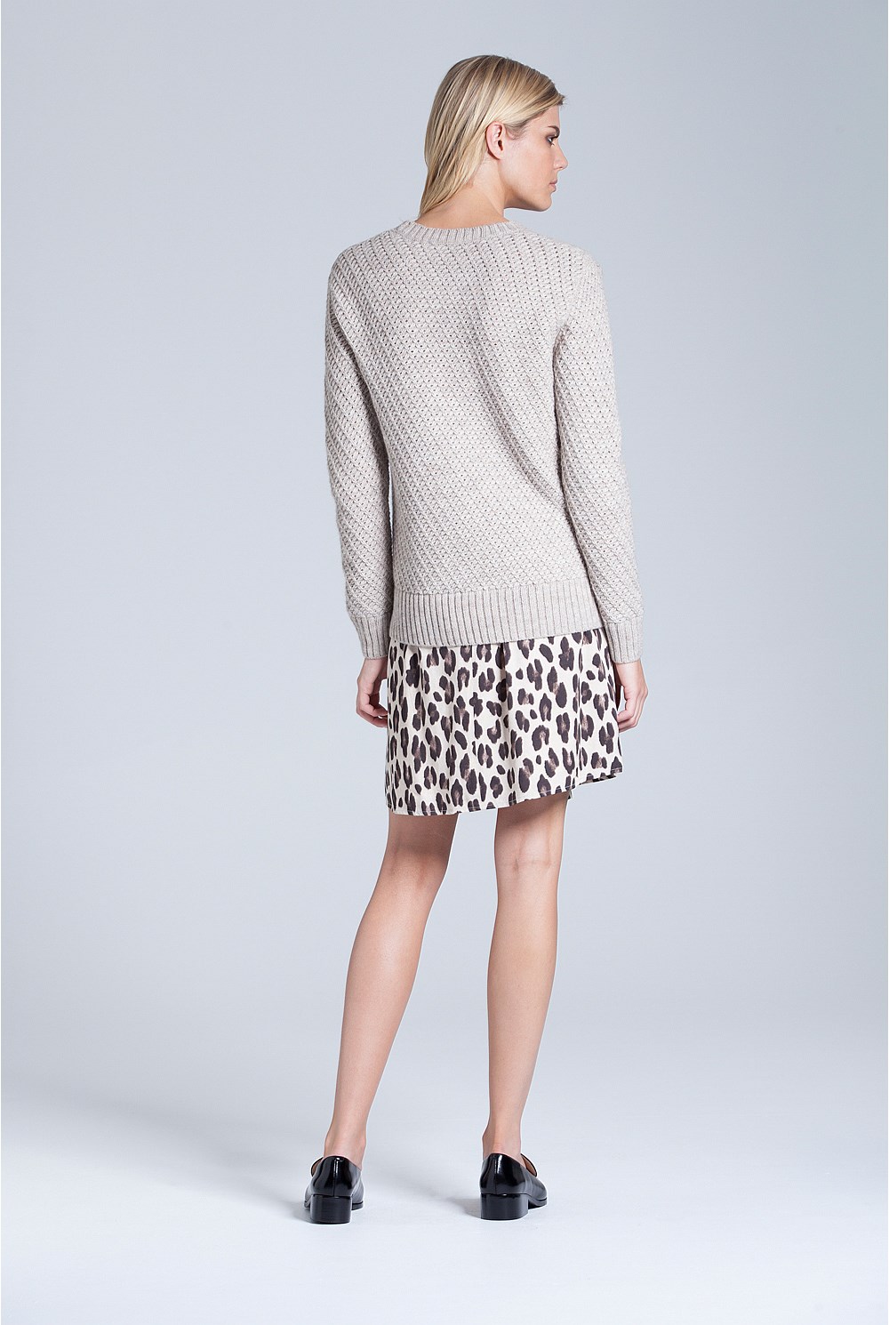 Diagonal Stitch Knit